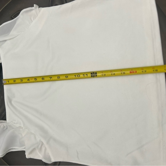 ➕Lily Morgan Ivory Ruffled sleeve Women's Top - Picture 6 of 6